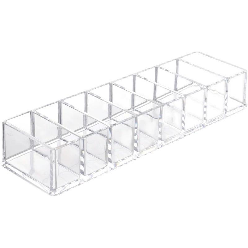 

Slot Transparent Cable Organizer Box – Desktop Charger Cord Storage Case for Phones & Data Wires