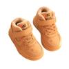 Fashion Retro High-top Children's Sports Shoes Thin Velvet Winter Casual Soft-soled Toddler Shoes Little White Shoes