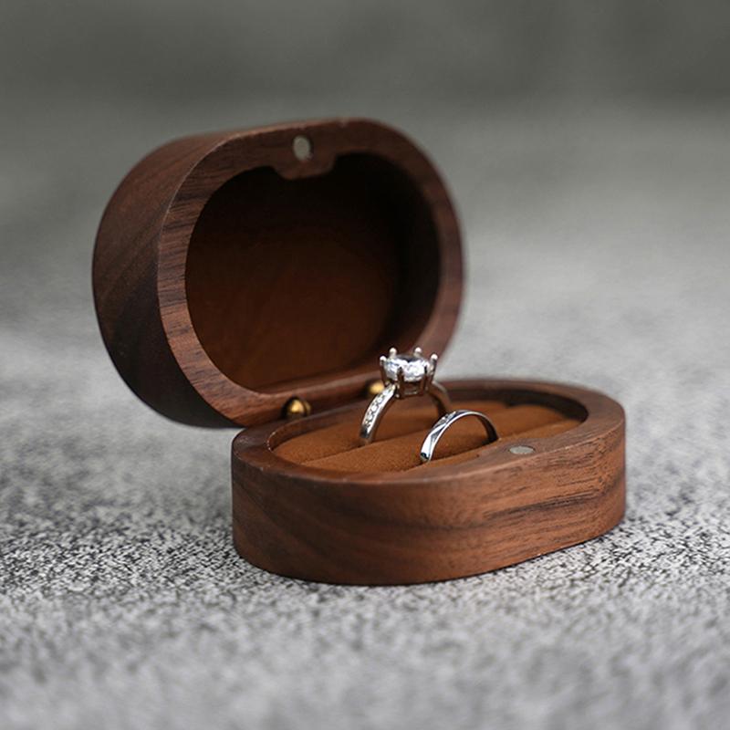 Rustic Wedding Ring Box Wedding Valentine Engagement Anniversary Ring Holder