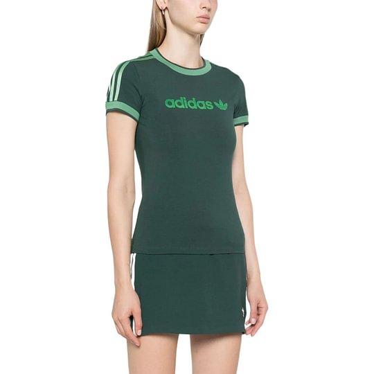adidas Originals T Shirt Women's Grass Green JJ1504