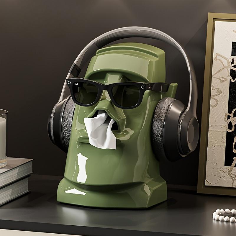 Desktop Storage Box Glasses Earphone Storage Rack Office Organizer Desk Artifact Coffee Table Porch Paper Tissue Box