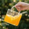 Unique Bag Shaped Beverage Cups, Fish Tank Vases, Creative And Cute Juice Glass Cups