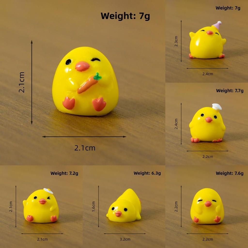 Resin Craft Duck Figurine Creative Desk Ornament With Unique Design For Living Room Decor