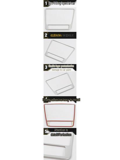 Tiguan Center Console Dashboard Sequin Sticker (2009-2018) - Car Accessory