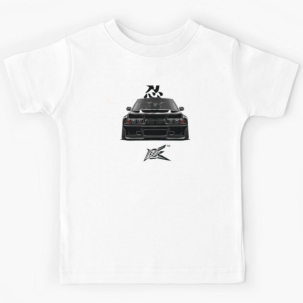 german sports sedan widebody jdm style black Kids T-Shirt 110