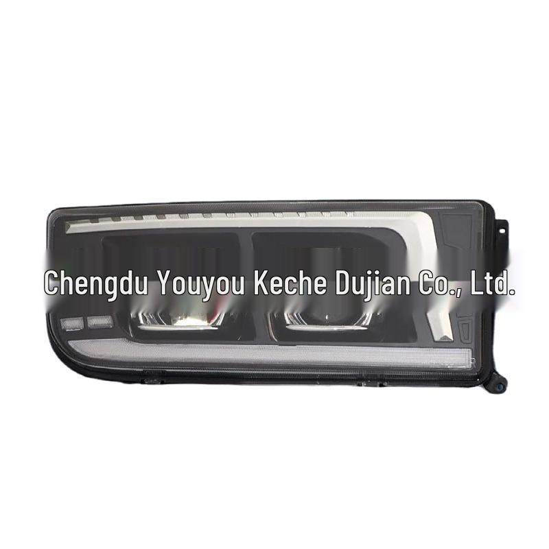 Dual-Lens LED Headlight Assembly with DRL for Mercedes-Benz Actros Axor MP1 Heavy Trucks