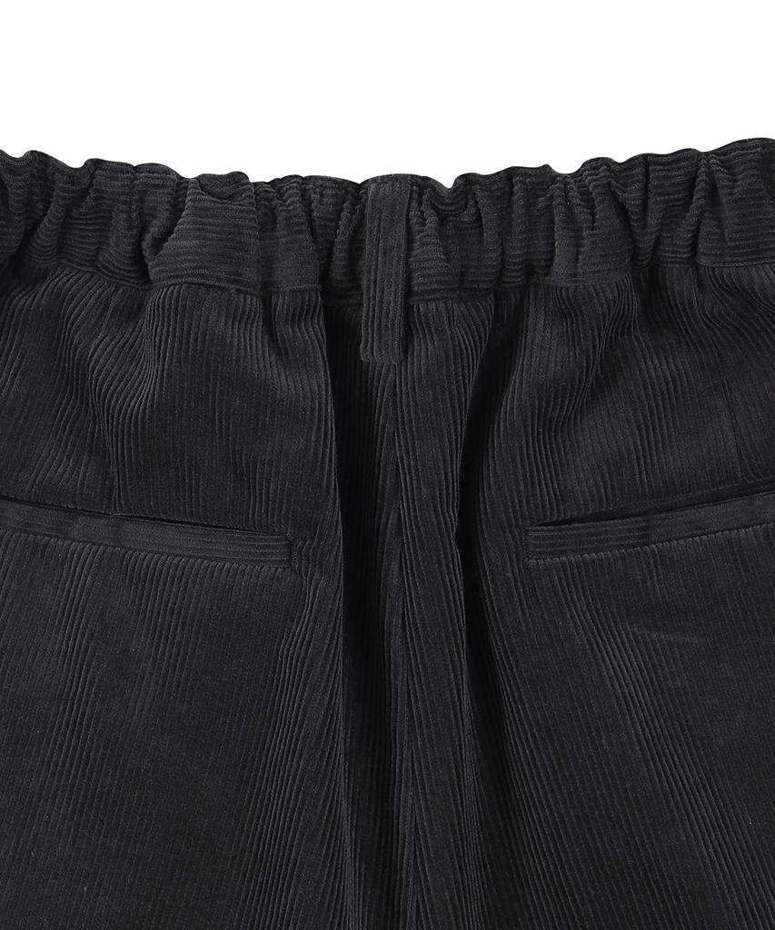 PRAIRIE Corduroy Wide Slacks (Charcoal)