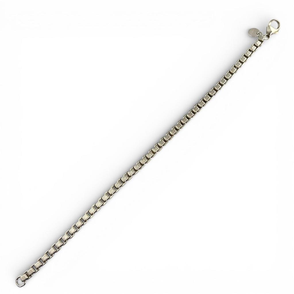 Great TIFFANY&Co. bracelet Venetian Silver SV925 mens Used