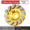 4 Inch Concrete Diamond Grinding Cup Wheel 12 Turbo Segments for DIY Home Renovation Masonry Grinding Work