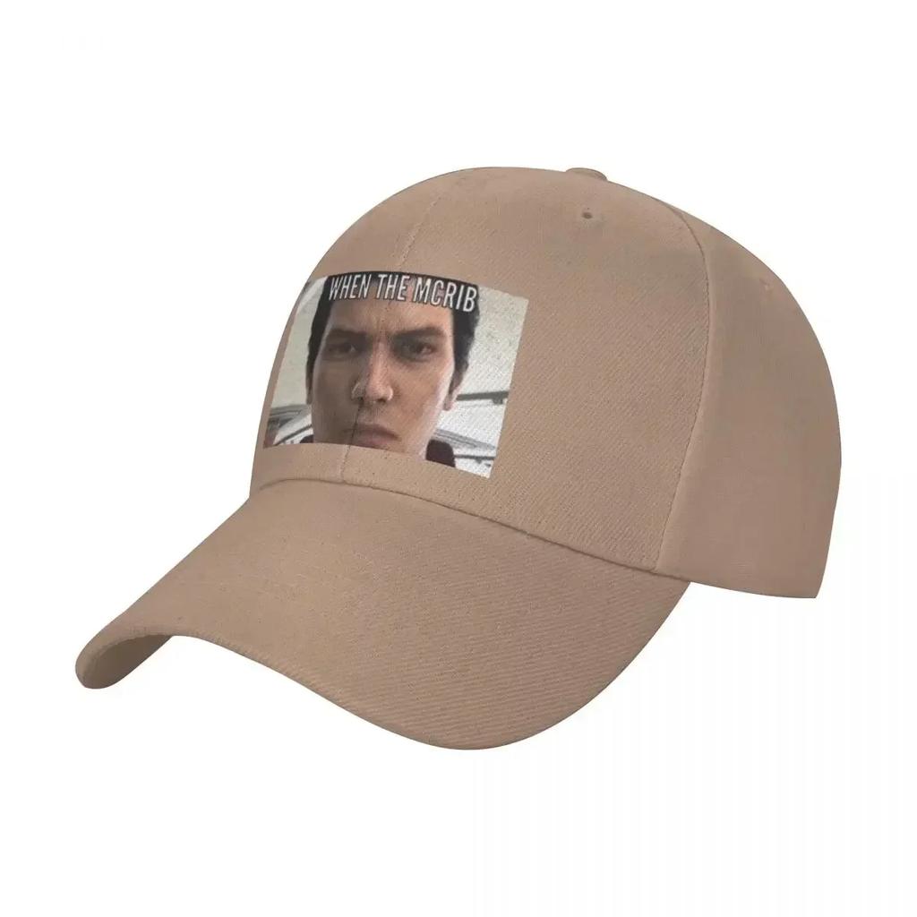 when the McRib Baseball Cap Hat Man Luxury Designer Hat Luxury Hat Womens Beach Visor Mens