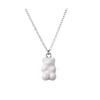 Handmade 11 Colors Candy Cartoon Bear Chokers Chain Necklaces Cute Jelly Pendant For Women&Girl Daily Jewelry Party Gifts