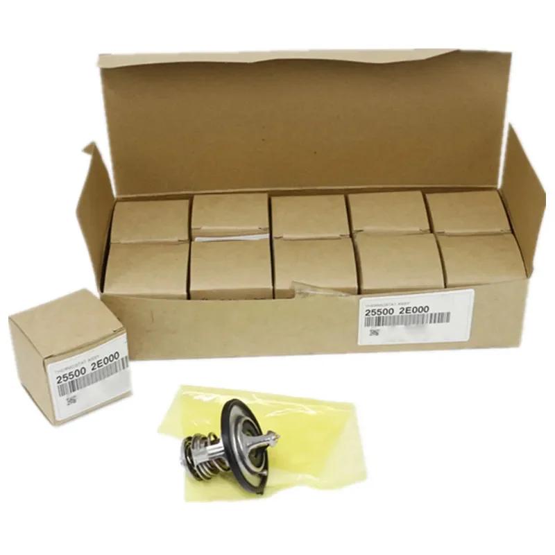 10 шт. Термостат охлаждения двигателя автомобиля 255002E000 25500-2E000 для HYUNDAI ELANTRA GENESIS TUCSON KIA FORTE FORTE5 SOUL 10PCS