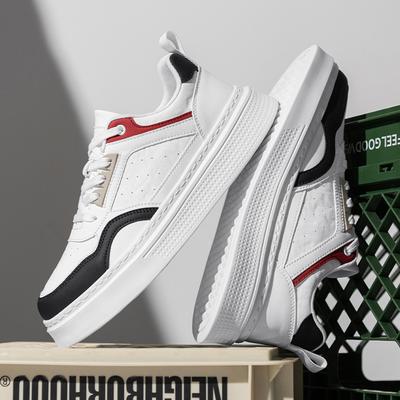 22 scarpe da ginnastica casual con plateau, colore a contrasto, alla moda, per la primavera