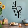1pc All You Need Is Love Metal Wall Art Decor - A Perfect Valentine's Day Gift. Express Your Love with This Charming Decor.