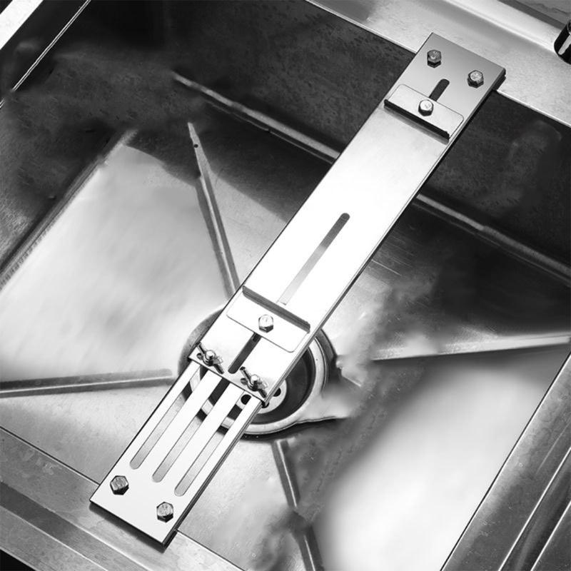 Schleifsteinhalter mit Flügelmutter, praktische Spülbrücke zum Schleifen von Steinmesserschärfer-Unterstützung, Küchenbedarf