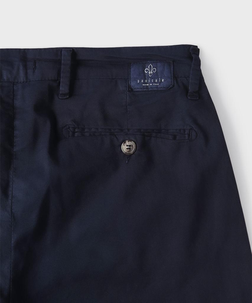 PANICALE Navy Regular Fit Cotton Chino Pants