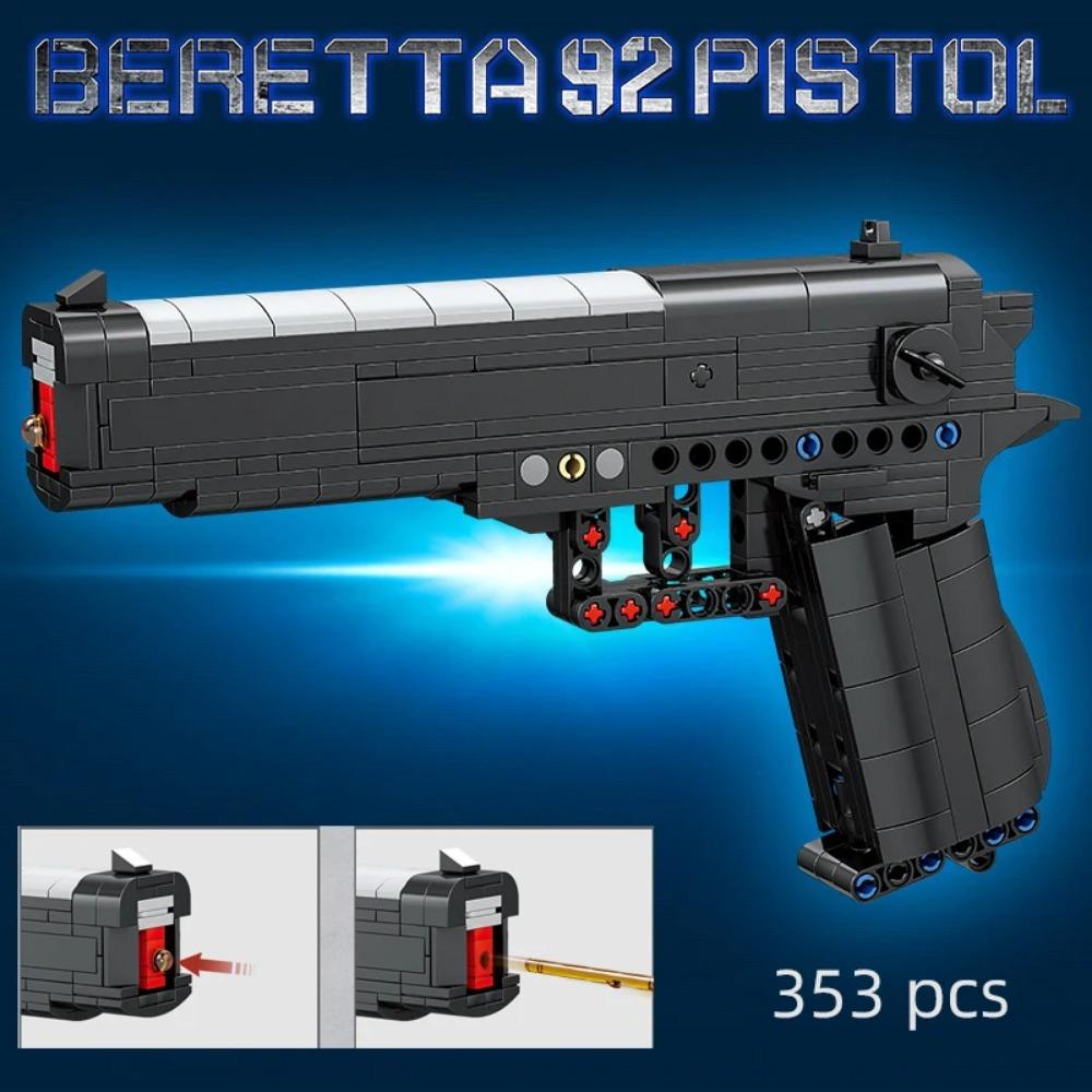 

Набор Технического Оружия Револьверные Пистолеты Наборы SWAT Военный Вторая мировая война Оружие Модель Строительные Блоки Игрушки для Мальчиков Desert Eagle Армейский Марк Пистолет