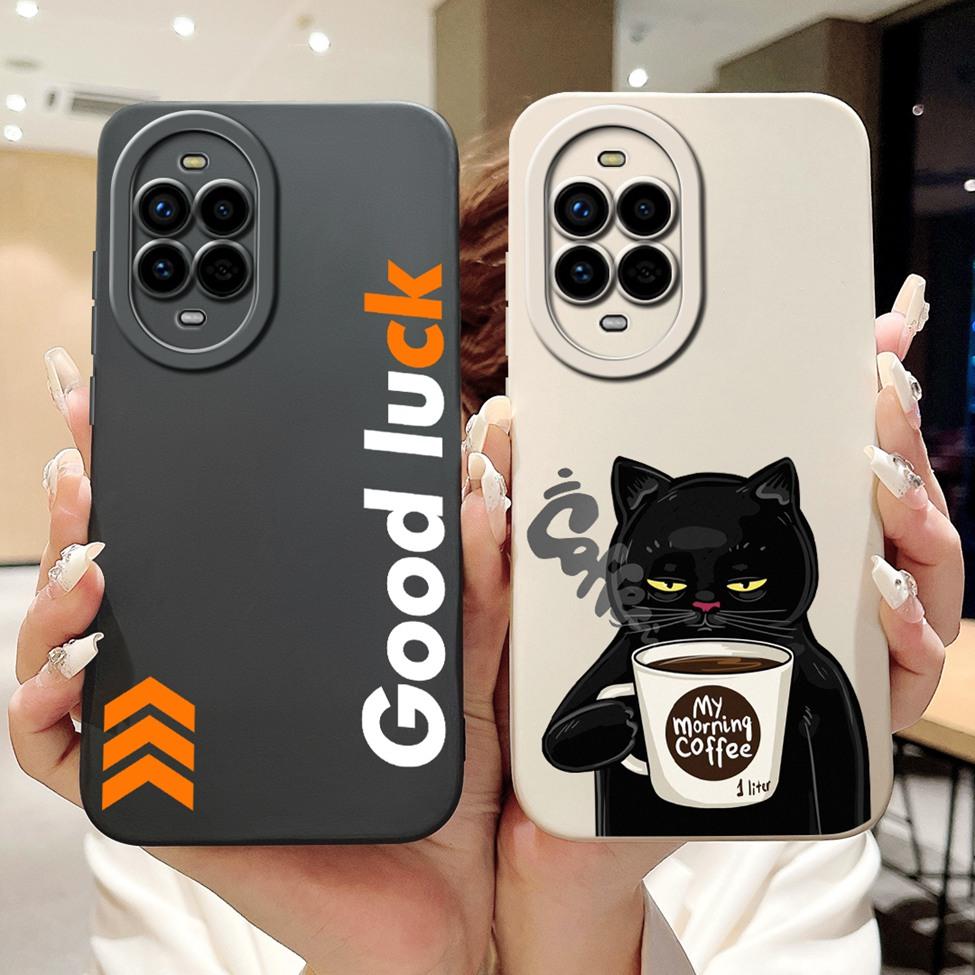 For Huawei Nova 13 Pro Case MIS-AL00 Silicone Cute Cartoon Cat Luxury Fashion Shockproof Bumper For Huawei Nova 13Pro Back Cover
