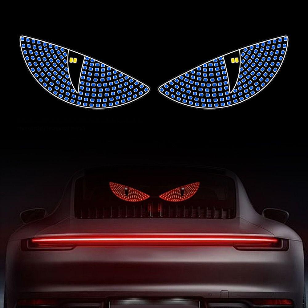 Flexible Dynamic Demon Eye Light USB LED Windshield Display Creative Atmosphere Lights  Car Decor