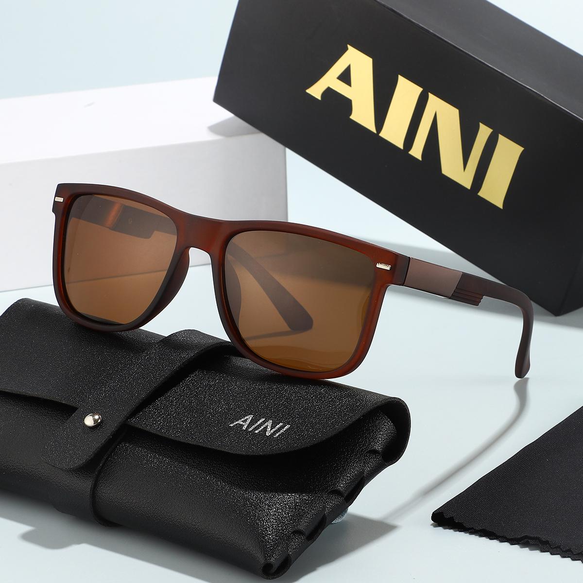 Men s European American Retro Polarized Sunglasses Fashionable Summer UV Protection Sun Shading Versatile Trendy Eyewear