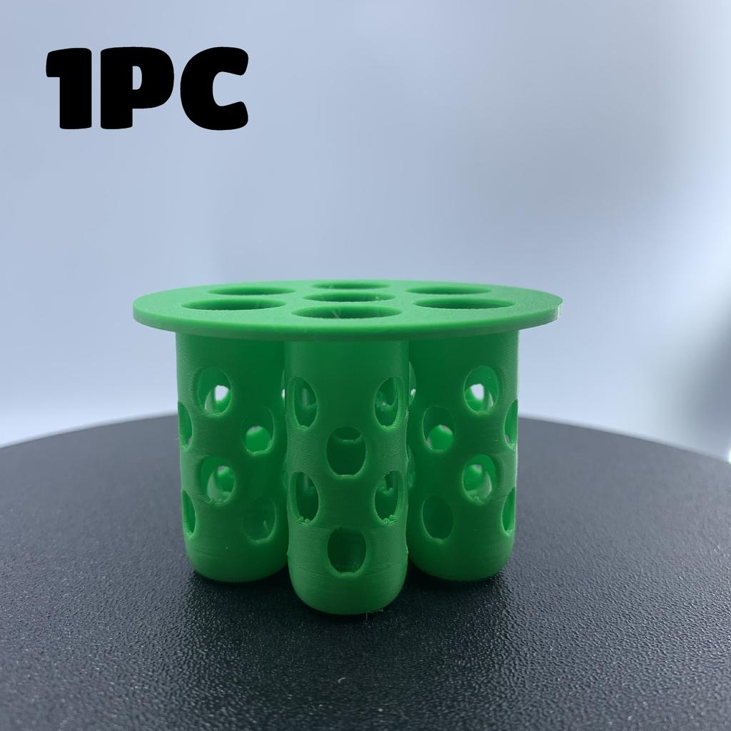 2PC Garden Nursery Pot 7-Hole Garlic Scallion Hydroponic Planters 3D Printed Hydroponic Mold for Flower Vegetable Home Gardening