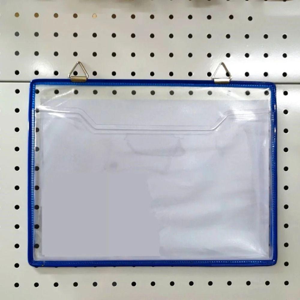 Plastic File Folder Waterproof File Storage Case Portable A4 Receipt Organizer  Home
