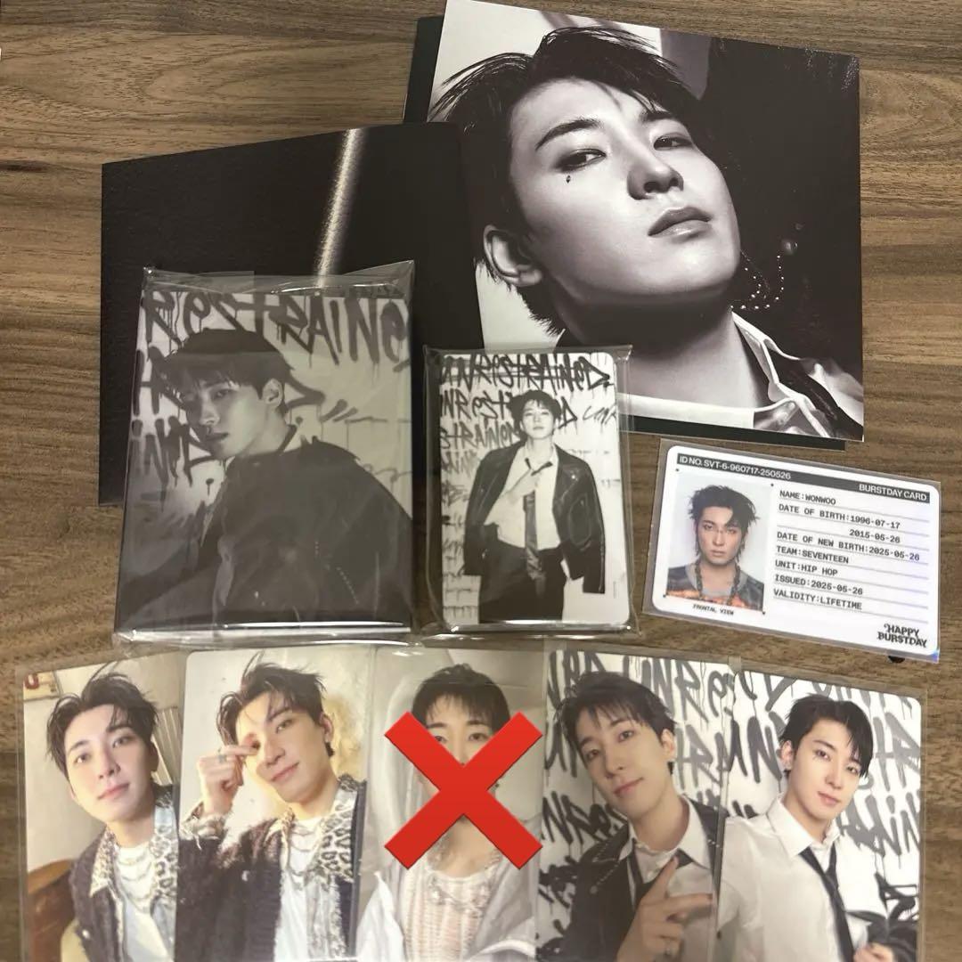 

[USED] SEVENTEEN HAPPY BIRTHDAY Wonwoo