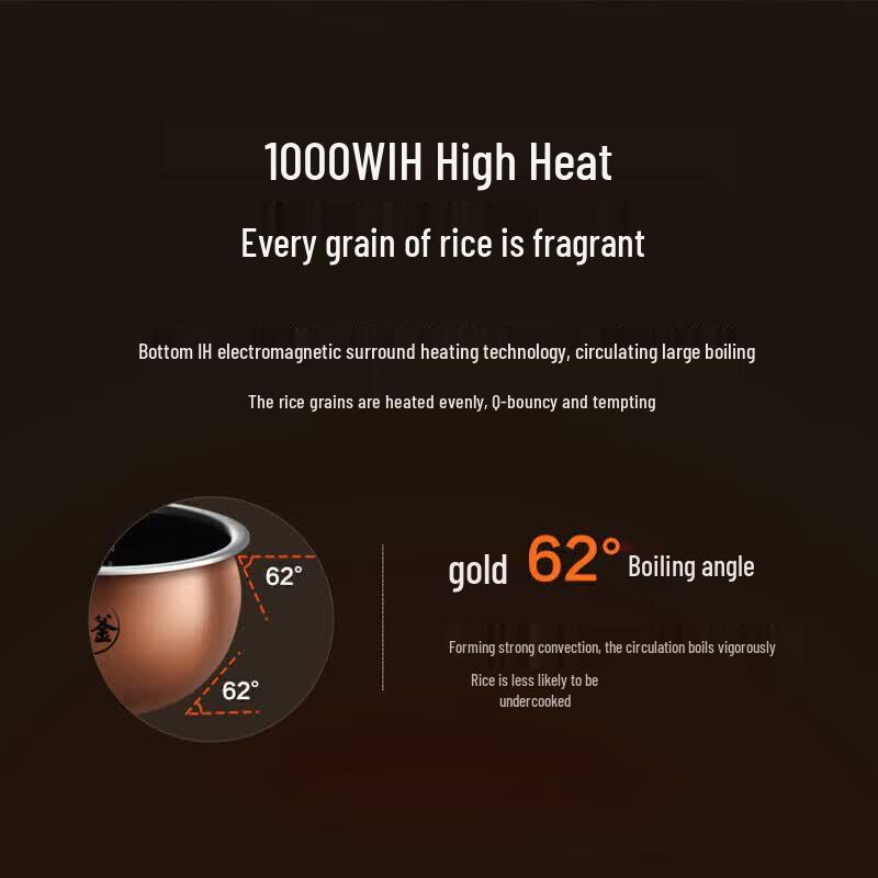 SUPOR 5L Smart Spherical Pot Rice Cooker CN plug (adapter included)
