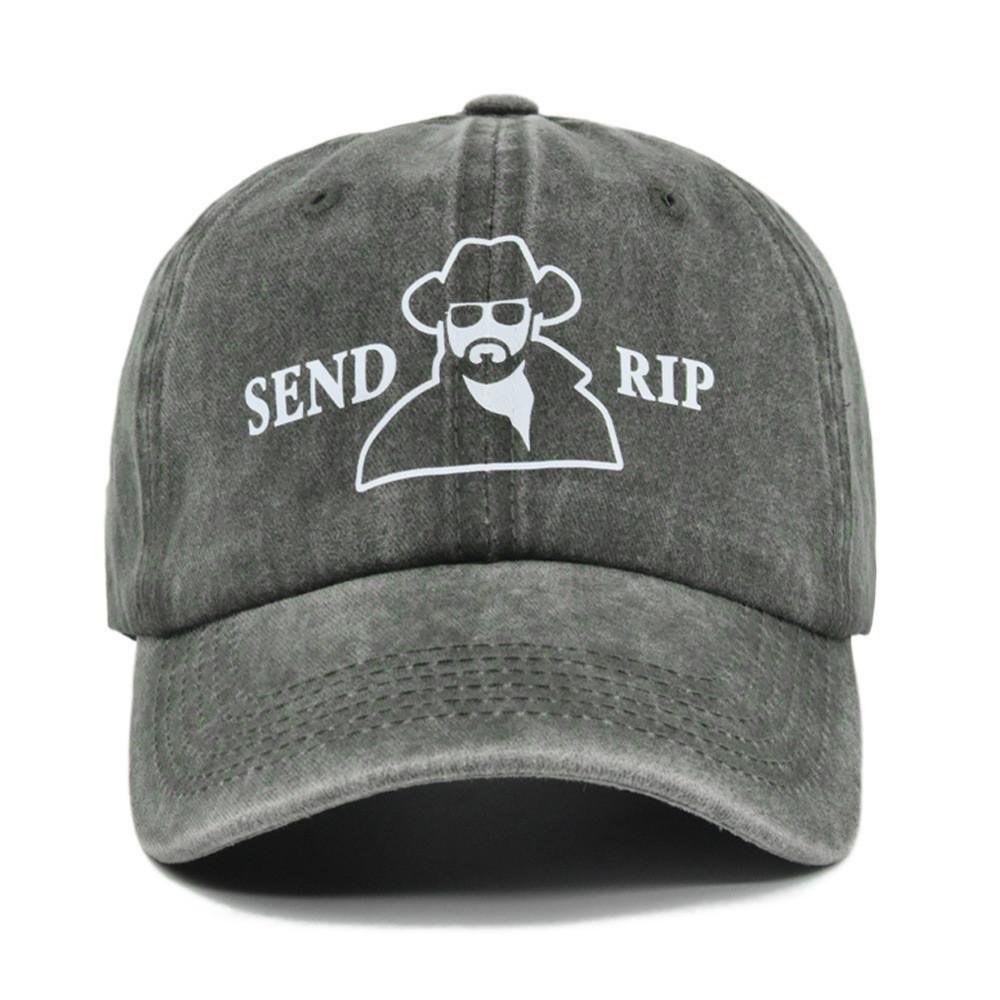 European And American Graffiti Print Baseball Cap Vintage Curved Brim Hat Sun Hat Wholesale Customization