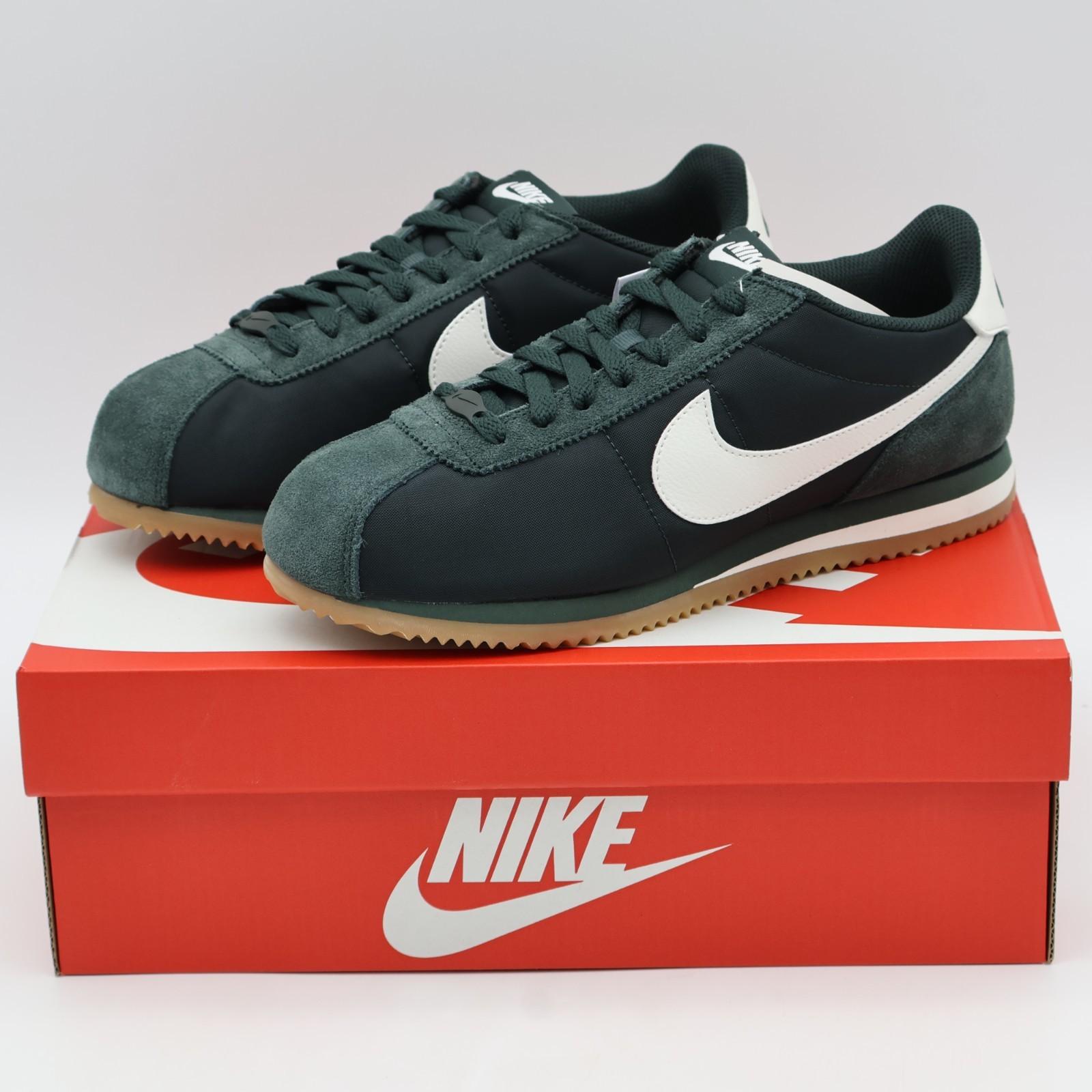 HF0263-302 Nike Cortez Текстиль Черный Ель Парус (Мужской) 6.5