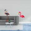 Flamingo Bird Sculpture Figurine for Indoor Outdoor Yard Garden Decor Fairy Art Ornament Holiday