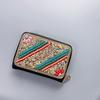 Ethnic Style Card Holder - Multi-layer Premium Hand-feel Vintage Delicate Beaded Zipper Pocket