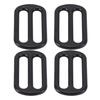 10 Pcs Slide Buckle 43x26mm Webbing Strap Adjustable Buckle Fastener Metal Strap Slider Adjuster for Clothing Bag