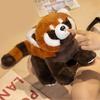 Raccoon Plush Toy Stuffed Red Panda Wild Forest Animal Doll Soft Cuddly Sitting Lying Plushie Gift for Kids