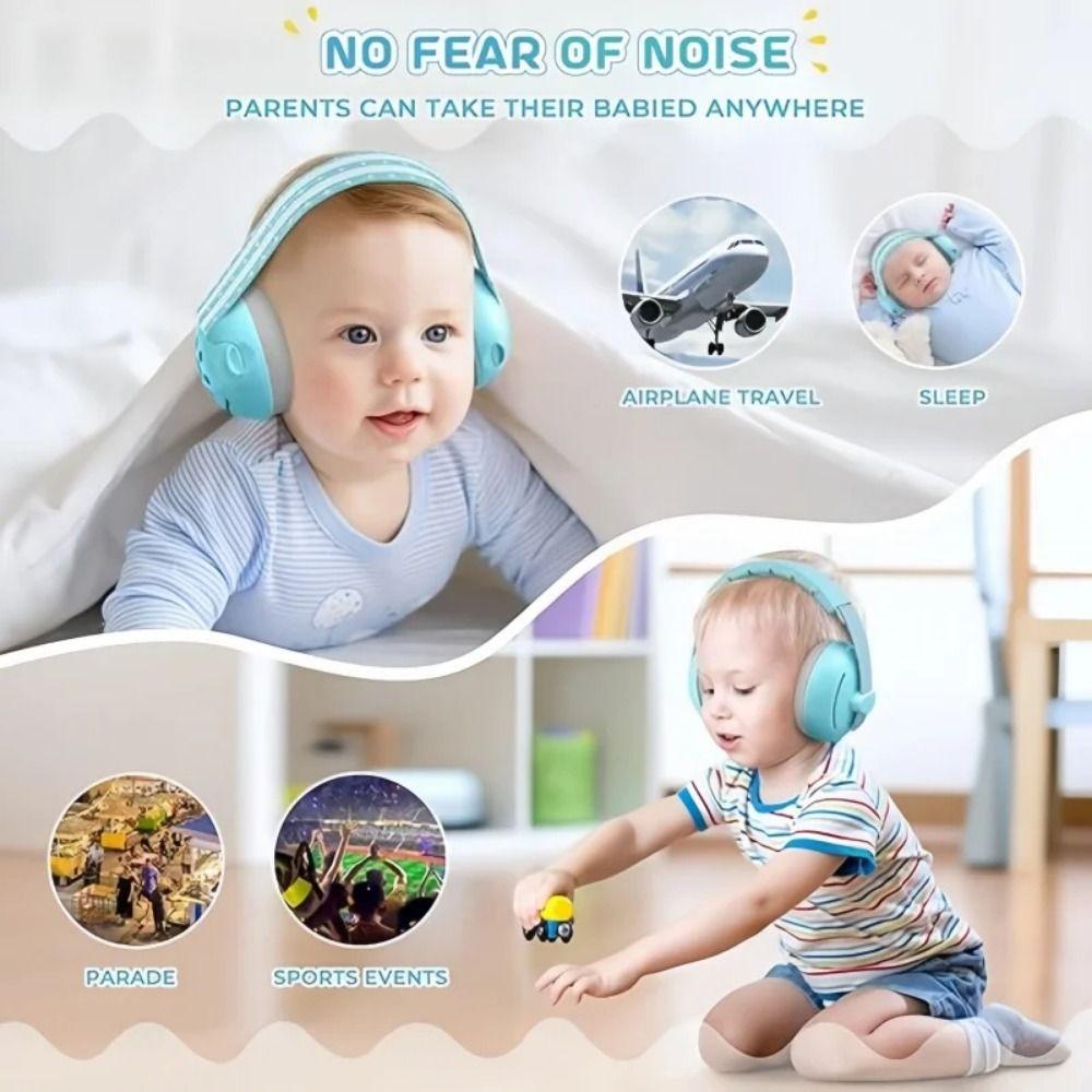 Convertible Design 2-in-1 Baby Ear Muffs Comfortable Baby Ear Protection Kids' Activities