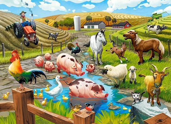 Puzzle 70 Pieces B-070060 Life On the Farm