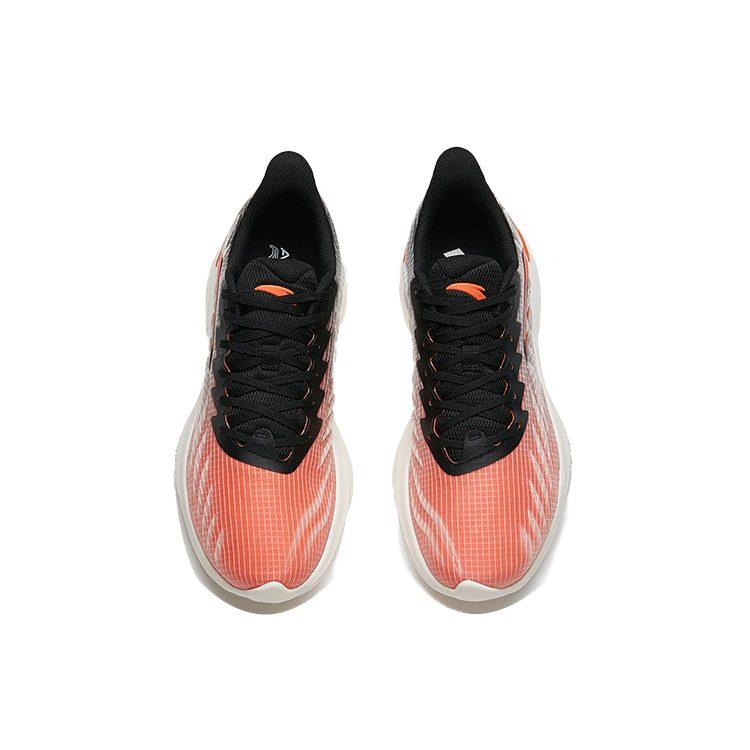 Anta DuCi1 Abrasion Resistant Breathable Low top Running Shoes Men's White Orange Black 112215520-11