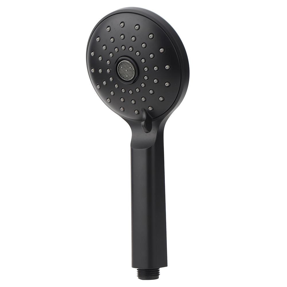 Matte Black Handheld Showerhead with Showerhead Holder Bracket Hose Bathroom Tools