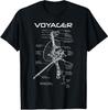 Space Exploration Voyager Diagram T-Shirt