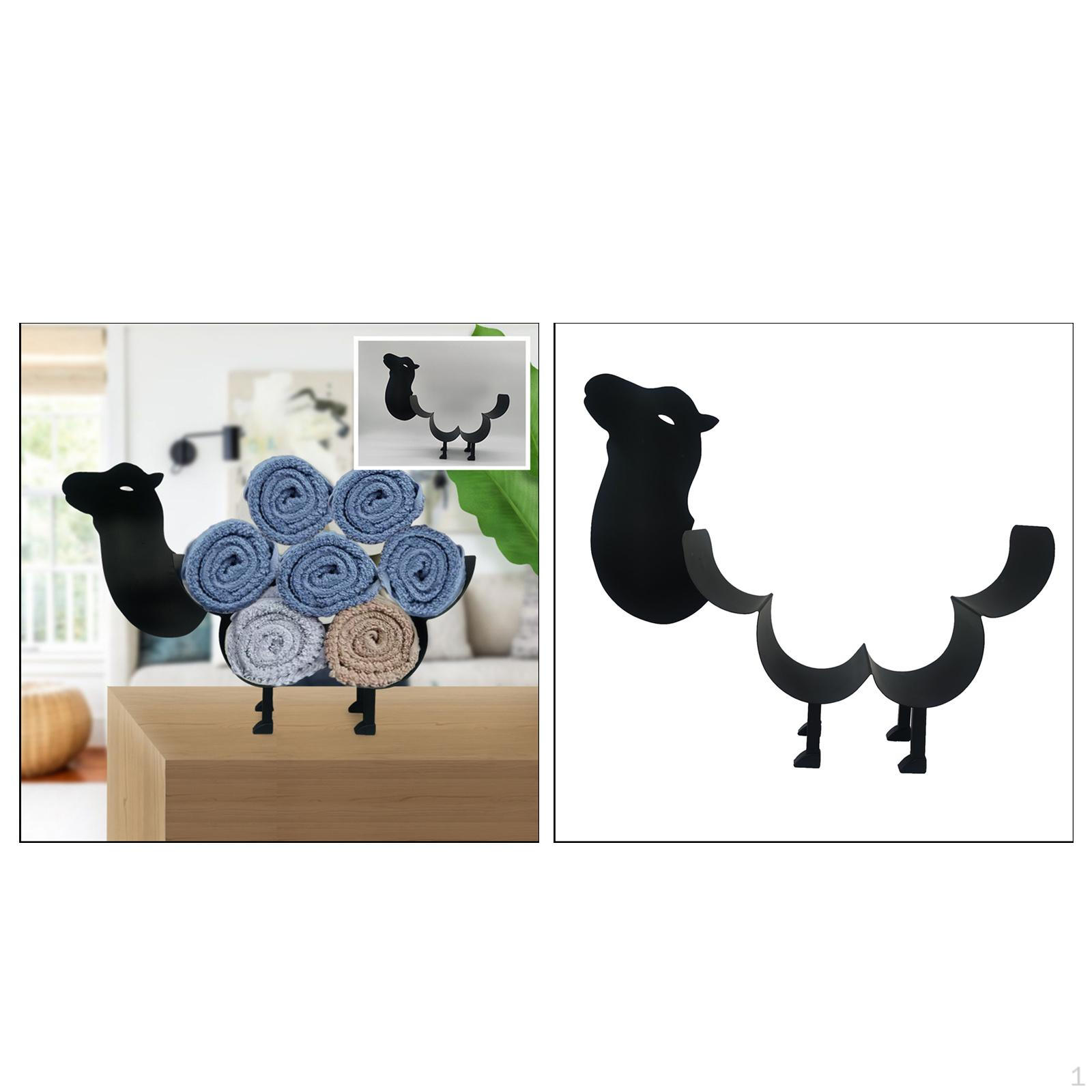 

Держатель, забавный металлический органайзер для ванной на стойке или на стене, 7 рулонов салфеток для хранения