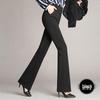 Women's Plus Size High Waist Micro-Flared Work Pants