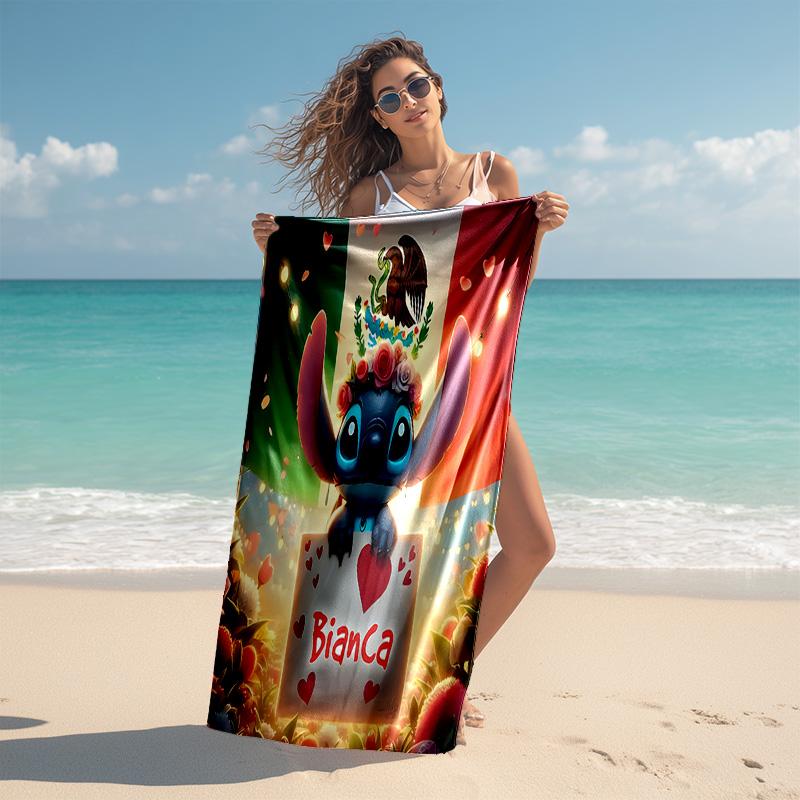 1pc Love Mexico Microfiber Beach Towels Quick Dry Towel Sand Beach Towels Pool for Travel Swim Pool. S072101154