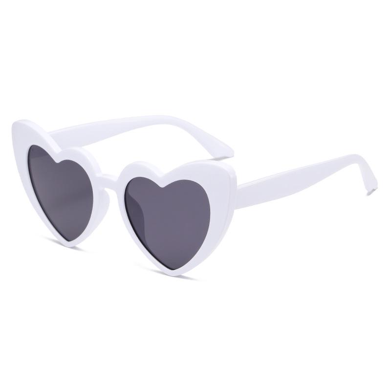 Peach Heart Love Heart Women s Sunglasses - European & American Fashion, Dopamine Style, UV Protection, Trendy Design