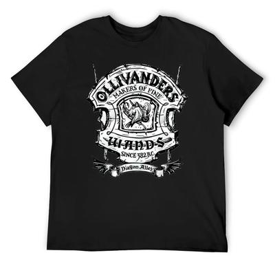 Ollivanders T-Shirt shirts Grafik-T-Shirt kundenspezifische kawaii Kleidung shirts Grafik-T-Shirts Übergröße Herrenbekleidung