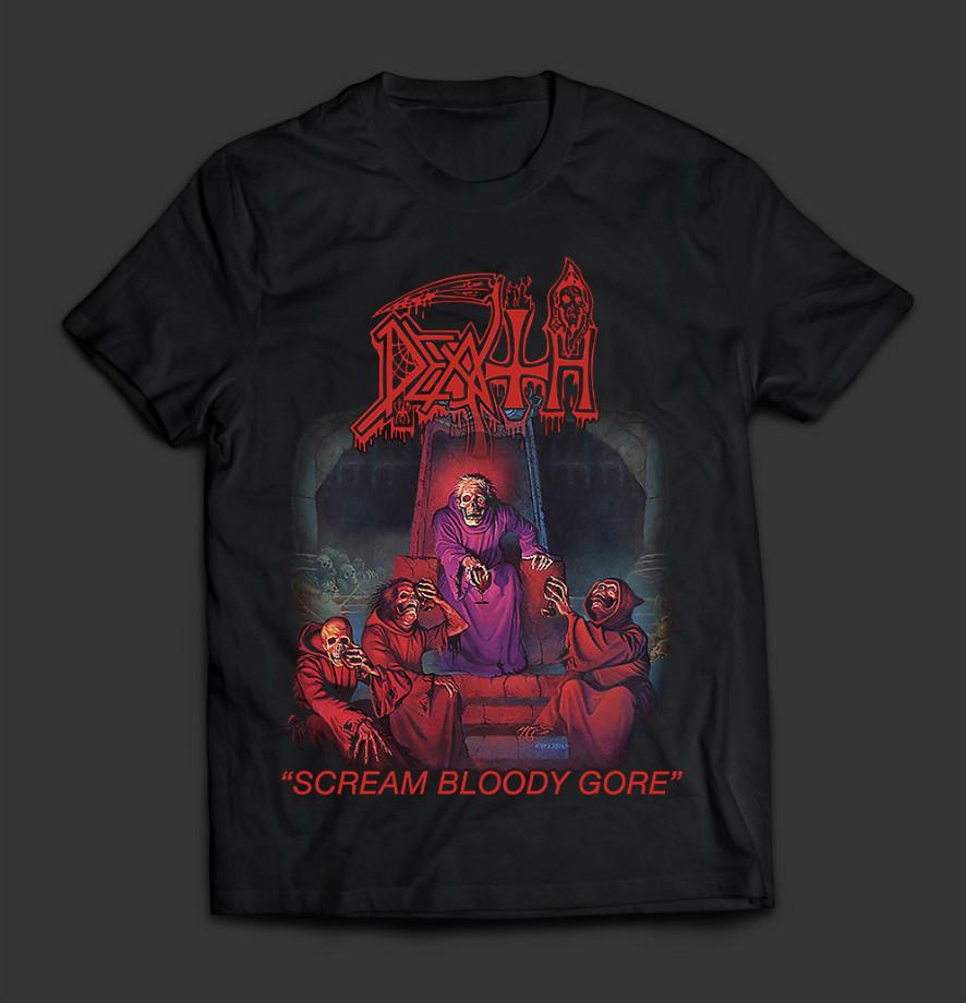 

DEATH – Scream Bloody GoreBack Print Edition – Official Merch T-Shirt Unisex T-Shirt XXXXL