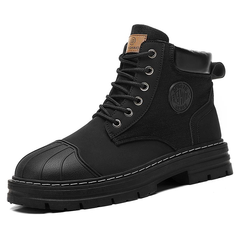 

Мужская повседневная обувь для взрослых - это модная, прочная и высокая обувь, износостойкая, увеличивающая рост, увеличивающая рост 44 чёрный