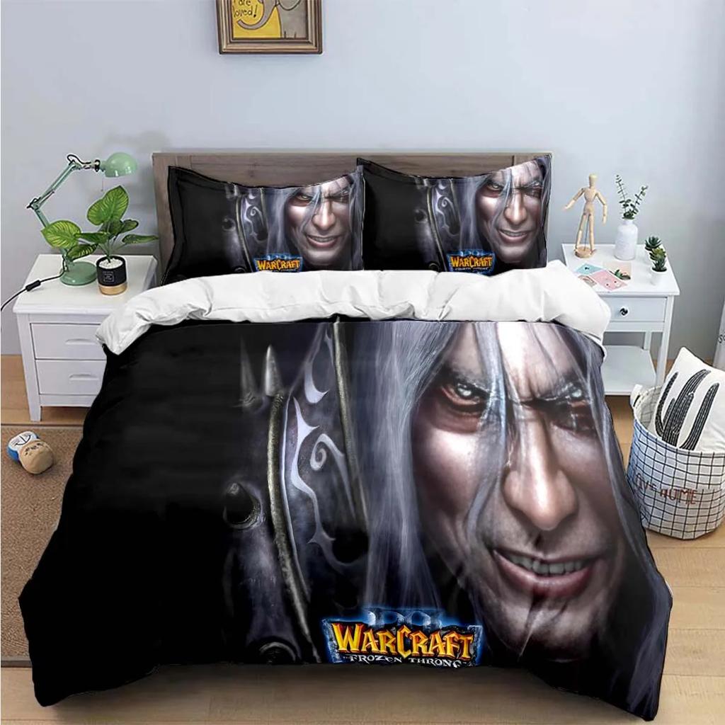 Hot Fashion 3D Game W-Warcraft Print Bedding Sets Bed Supplies Set Duvet Cover Bed Comforter Set Bedding Set Luxury Gift