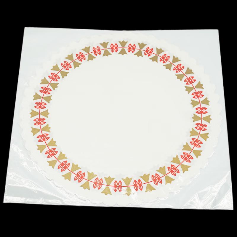 Ru Han Non-stick Oil-Absorbing Round Paper Placemats