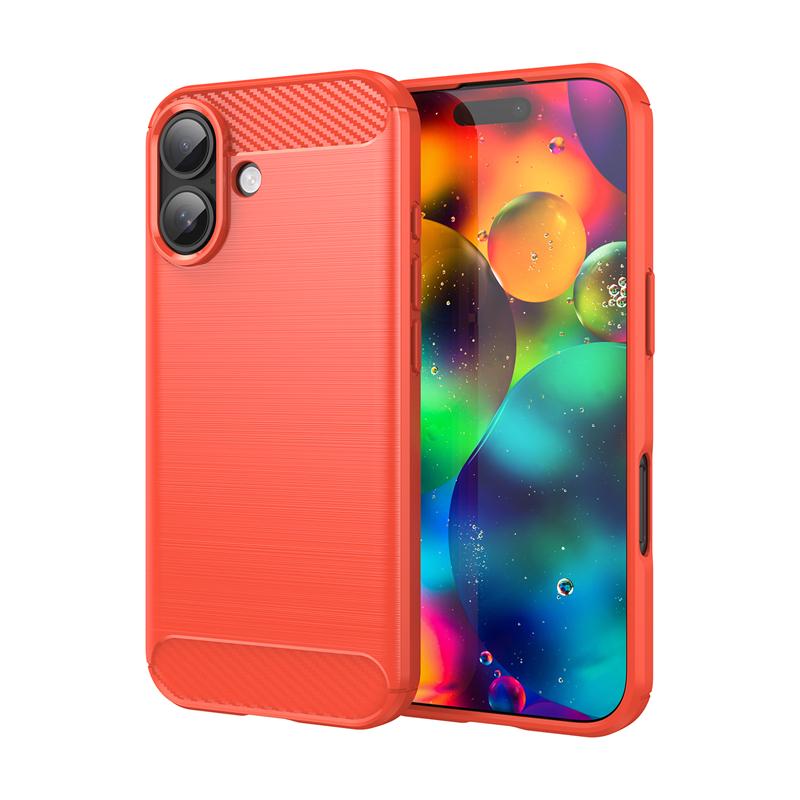 For iPhone 17 Case Anti-knock Soft Silicone Carbon Fiber Back Cover For iPhone 17 Pro Max 17 Air Phone Case For iPhone 17 Case