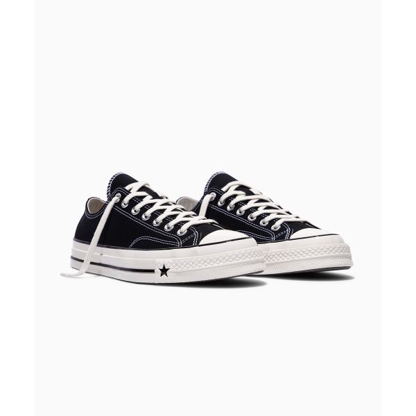 Converse Chuck 70 X Scarpe Basse in Tela Sportive Comode Sneaker Unisex Nere A24228C